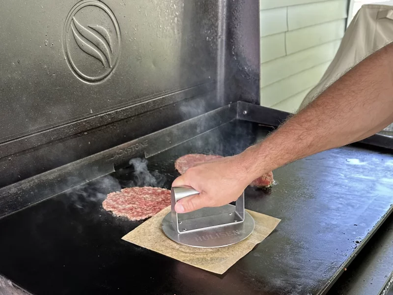 Smashing the patties